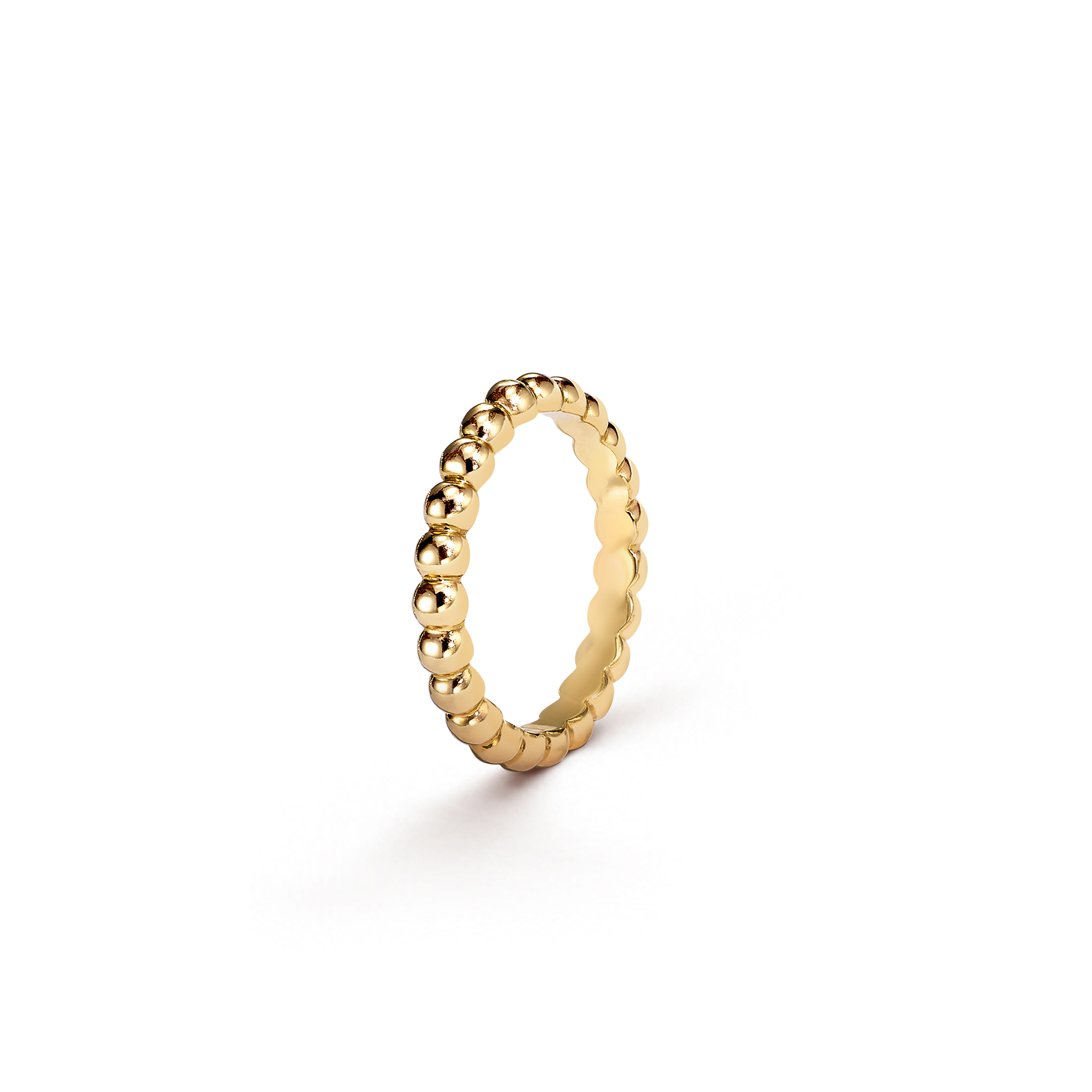 VAN CLEEF ARPELS PERLÉE PEARLS OF GOLD RING, MEDIUM MODEL - YELLOW GOLD  VCARO3Y500